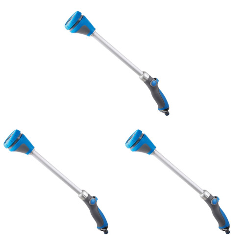 3Stk Gartenspritze Auto-Waschgerät, 8 Strahltypen, Blau , 1