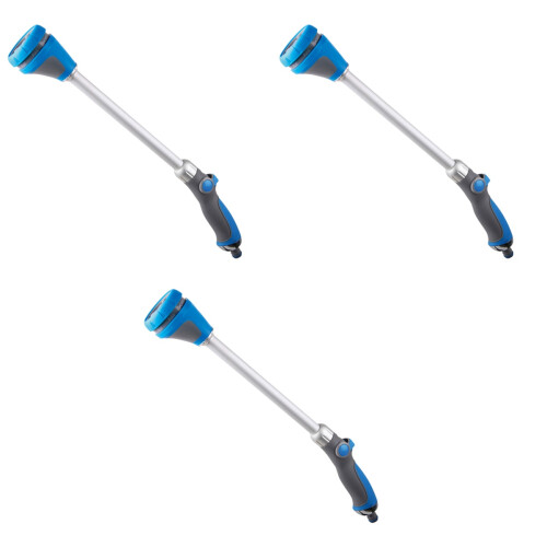 3Stk Gartenspritze Auto-Waschgerät, 8 Strahltypen, Blau , 2