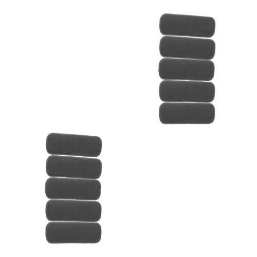 10Pcs Grey Washable Baby Changing Pads Reusable Bamboo Charcoal Liners 2
