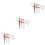 9Pcs Lash Dual-Ended Eyelash Glue Assorted Color Plastic 6