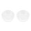 2Pièces Clair En Verre Large Bord Pour Repas 4