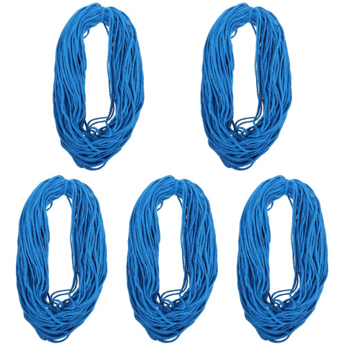 5Rolls Blue Woven Craft Rope DIY Tapestry Cord Handmade Drawstring Bag 1