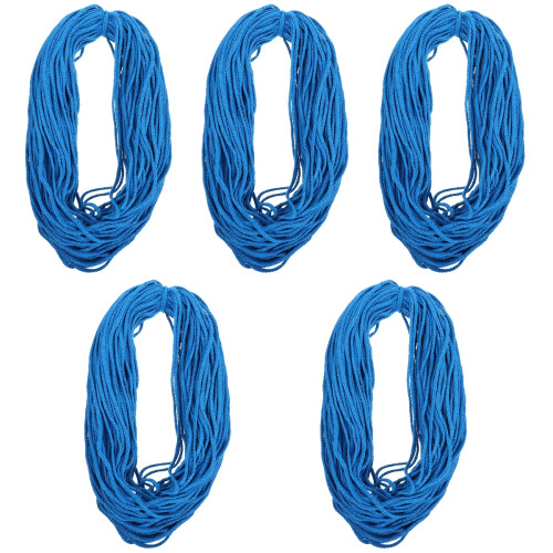 5Rolls Blue Woven Craft Rope DIY Tapestry Cord Handmade Drawstring Bag 2