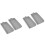 4Stk Silikon Backform Brottoast Form Antihaft Grau 5