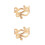 2Stk Extravaganter Metall Armring Damen Armband Punk Robust Gold 5