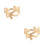2Stk Extravaganter Metall Armring Damen Armband Punk Robust Gold 6