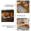 4Stk Silikon Backform Brottoast Form Antihaft Grau 11