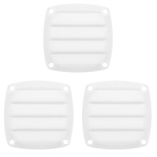 3St Witte Abs+stalen Ventilatieroosters, Ideaal Voor Boot En Caravan