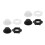 8Pcs Floor Fan Nut Covers ABS Plastic Assorted Color Stable Fit 4
