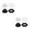 8Pcs Floor Fan Nut Covers ABS Plastic Assorted Color Stable Fit 5