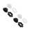 8Pcs Floor Fan Nut Covers ABS Plastic Assorted Color Stable Fit 7