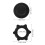 8Pcs Floor Fan Nut Covers ABS Plastic Assorted Color Stable Fit 11
