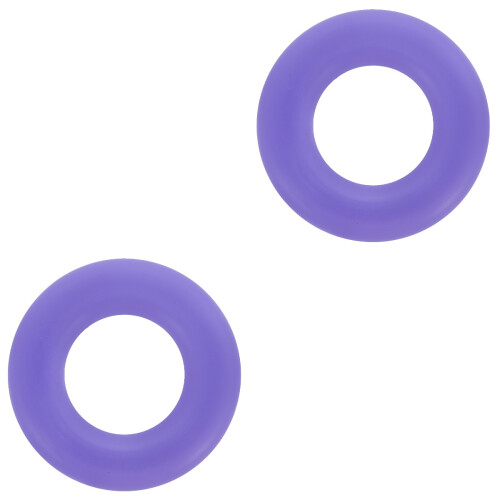 2Pièces Sourdine Saxophone Ténor Silicone Violette Réduction Bruit 2