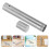 2Pcs Silver Document Storage Tube Birth Certificate Diploma Organizer 10