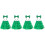 2Ensembles Ensemble St Patrick Enfants Vert Jupe Et Hearess 2