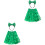 2Ensembles Ensemble St Patrick Enfants Vert Jupe Et Hearess 8