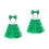 2Ensembles Ensemble St Patrick Enfants Vert Jupe Et Hearess 9