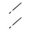 2Sets Portable Screen Touch Pen Aluminum Stylus for Smartphone Tablet 5