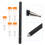 2Sets Portable Screen Touch Pen Aluminum Stylus for Smartphone Tablet 11