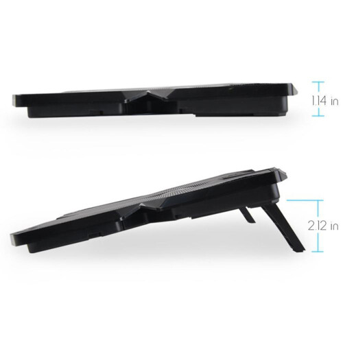 2Pièces Ventilateur De Refroidissement Pour Notebook Noir Pour Gamer 1