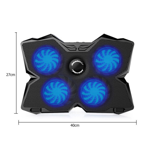 2Pièces Ventilateur De Refroidissement Pour Notebook Noir Pour Gamer 2