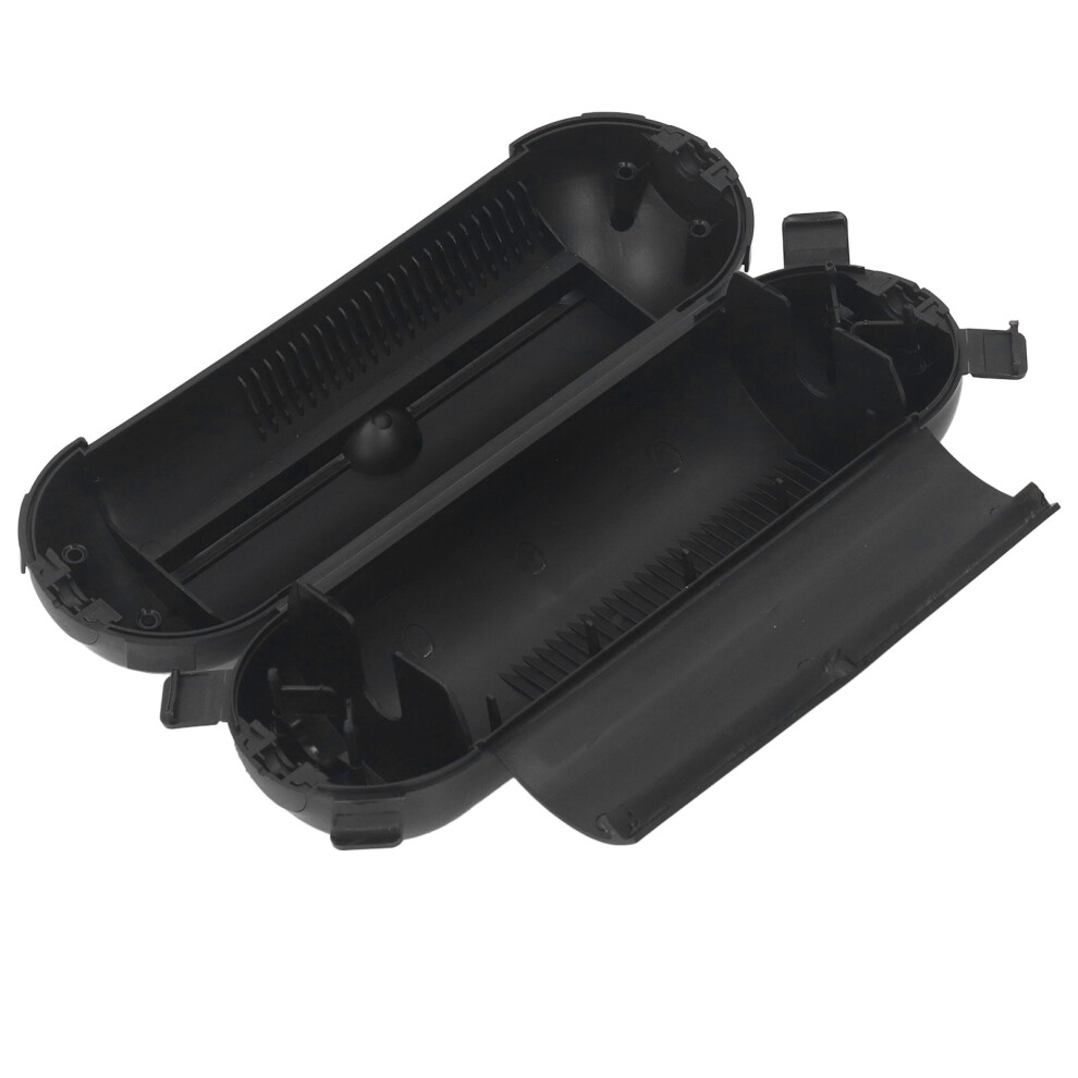 Outdoor Extension Cord Safety Cover Abs Dual Closure Weatherproof Black 7651386436285