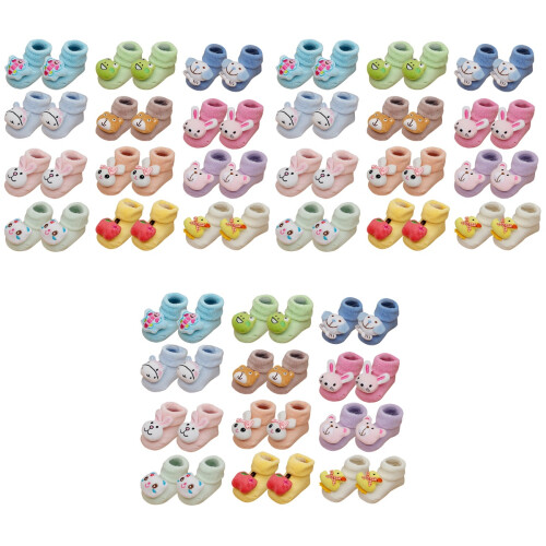 3Pièces Antidérapantes Épais Multicolores