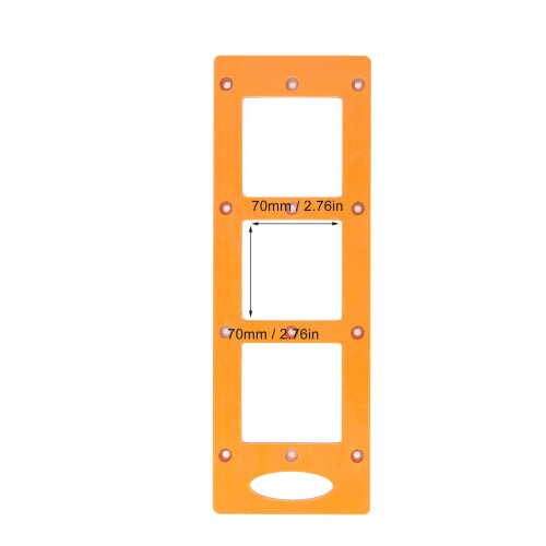 Socket Back Box Cutting Template, 70x70mm Plastic Outlet Stencil 1