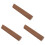 Cuir PU Marron Doux Pour Travaux Manuels Déco DIY 1