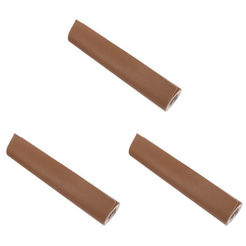 Cuir PU Marron Doux Pour Travaux Manuels Déco DIY