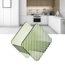 Dish Sponge Holder Plastic Kitchen Sink Storage Drain Rack Green
