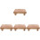 4Pièces Marchepieds Bois Bébé, Usage Polyvalent Maison Et 1