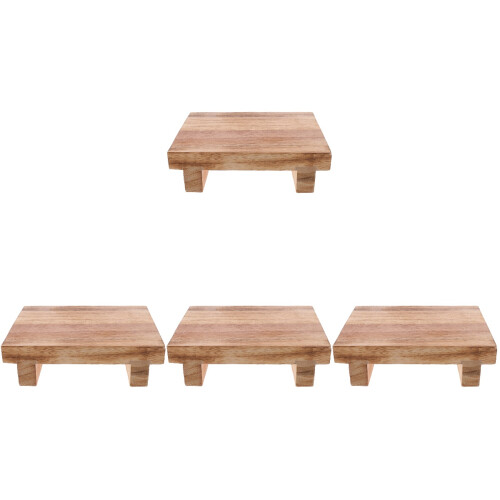 4Pièces Marchepieds Bois Bébé, Usage Polyvalent Maison Et
