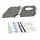 Hamac de fenêtre pour chat gris, ventouse, double couche 16