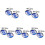 5Paren Paar Manchetknopen Overhemd Knoppen Formeel Multi Stijl 1