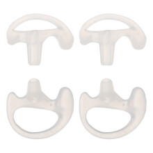 2Paires Moulages Silicones Transparents Pour Écouteurs Radio