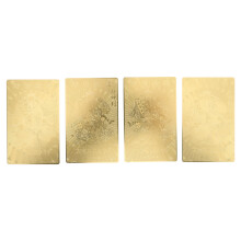 4Pièces Amulettes Argent Feng Shui Année