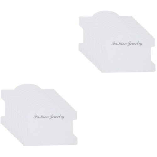 200Pièces Cartes Présentation Bracelet Collier Résistant 1