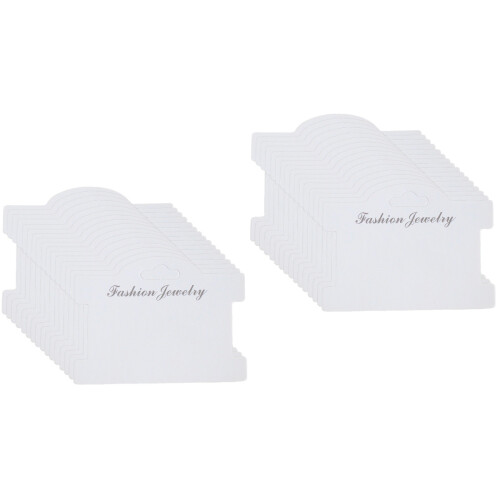 200Pièces Cartes Présentation Bracelet Collier Résistant 2
