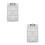 2Pcs White Dry Erase Tactical Coaching Boards for Competition Use 6