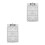 2Pcs White Dry Erase Tactical Coaching Boards for Competition Use 7