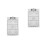 2Pcs White Dry Erase Tactical Coaching Boards for Competition Use 9