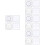 4Sets Portable Transparent Geometric Drafting Rulers for School Use 7