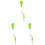 3Pièces Brosse Bouteille Rotative Silicone Accessoires Bébé 4