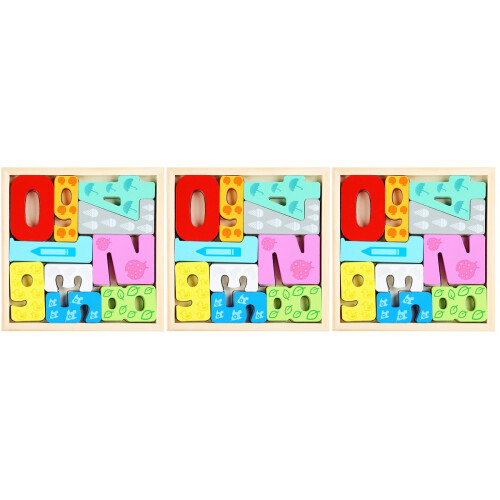 3Pièces Puzzle Enfant Durable Pour Jeu Éducatif 2