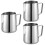 3Pièces Coupes À Lait En Acier Bec Tire- Pour Usage Café 6