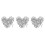 300Pcs Rust-Proof Iron Pallet Racking Drop Pins Silver Safety Clips 1