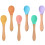 18Pièces Cuillères Bébé Silicone Résistantes Pour Soupe Repas 11