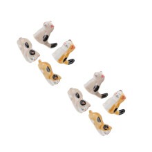 8Pcs Ceramic Chopsticks Stand Lovely Cat Design Kitchen Rack