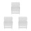 3Pièces Distributeur Réglable D'étiquettes Transparent Pour 1